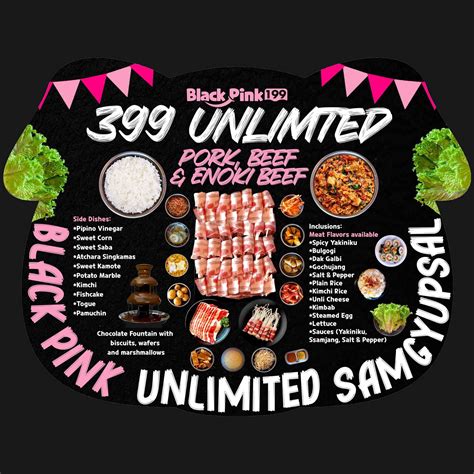 Black Pink 199 Unlimited Samgyupsal General Trias Branch.